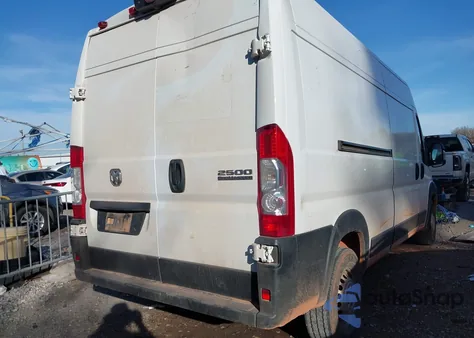 2024 Ram Promaster 2500 Tradesman High Roof 159 Wb W/Pass Seat z USA, uszkodzony, nr VIN 3C6LRVDG3RE150574